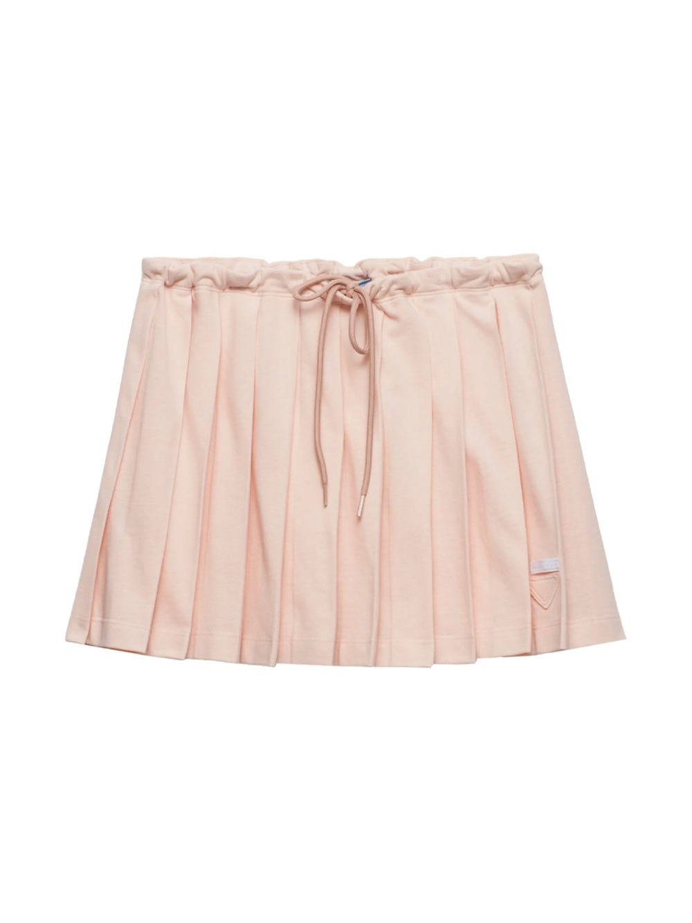 PRADA
Piqué Pleated Mini-Skirt